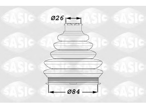 SASIC 1900016 gofruotoji membrana, kardaninis velenas 
 Ratų pavara -> Gofruotoji membrana
329333, 329333