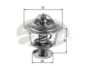 GATES TH24782G1 termostatas, aušinimo skystis 
 Aušinimo sistema -> Termostatas/tarpiklis -> Thermostat
3599763, 3902514, 4176181, 4188498