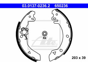 ATE 03.0137-0236.2 stabdžių trinkelių komplektas 
 Techninės priežiūros dalys -> Papildomas remontas
6183877