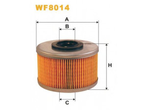 WIX FILTERS WF8014 kuro filtras 
 Degalų tiekimo sistema -> Kuro filtras/korpusas
4402894, 190656, 7701043620, 15412-84CT0-LCP