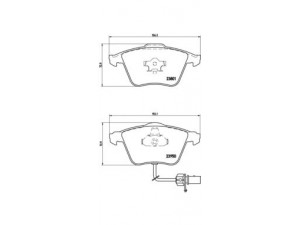 BREMBO P 85 097 stabdžių trinkelių rinkinys, diskinis stabdys 
 Techninės priežiūros dalys -> Papildomas remontas
4F0698151D, 4F0698151K, 8E0698151C