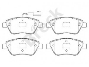 BRECK 23705 00 701 10 stabdžių trinkelių rinkinys, diskinis stabdys 
 Techninės priežiūros dalys -> Papildomas remontas
71752983, 71754802, 77362091, 77362194