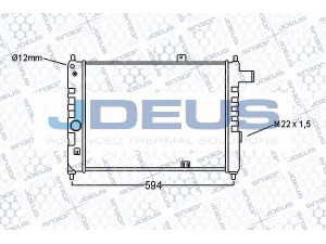 JDEUS 020M03 radiatorius, variklio aušinimas 
 Aušinimo sistema -> Radiatorius/alyvos aušintuvas -> Radiatorius/dalys
03048797, 1302006, 1302187, 1302191