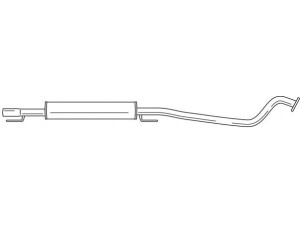 AKS DASIS SG40495 vidurinis duslintuvas