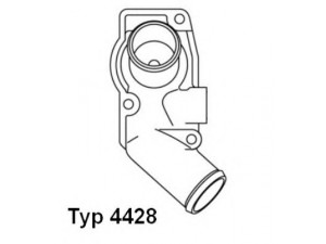 WAHLER 4428.92D termostatas, aušinimo skystis 
 Aušinimo sistema -> Termostatas/tarpiklis -> Thermostat
63 38 004, 24 414 452