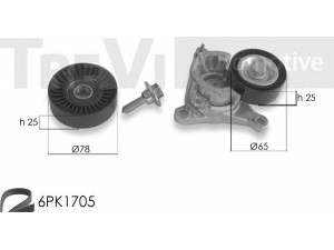 TREVI AUTOMOTIVE KA1030 V formos rumbuotas diržas, komplektas 
 Techninės priežiūros dalys -> Techninės priežiūros intervalai