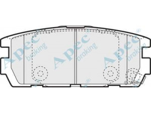 APEC braking PAD1360 stabdžių trinkelių rinkinys, diskinis stabdys 
 Techninės priežiūros dalys -> Papildomas remontas
H1A0058302, H1A0058302, H1A0058302