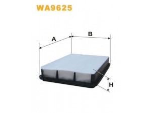 WIX FILTERS WA9625 oro filtras 
 Techninės priežiūros dalys -> Techninės priežiūros intervalai
17801-30040, 1780130080