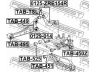 FEBEST TAB-525 valdymo svirties/išilginių svirčių įvorė 
 Ašies montavimas/vairavimo mechanizmas/ratai -> Valdymo svirtis/pasukamosios svirties sujungimas -> Montavimas/sutvirtinimas
48710-05090
