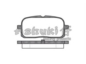 ASHUKI T114-30 stabdžių trinkelių rinkinys, diskinis stabdys 
 Techninės priežiūros dalys -> Papildomas remontas
V9118B008, 04466-16010, 04466-18010