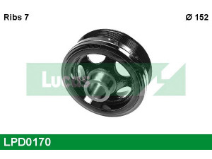 LUCAS ENGINE DRIVE LPD0170 skriemulys, alkūninis velenas 
 Diržinė pavara -> Dirželio skriemulys
6420300103, 80000820