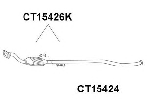 VENEPORTE CT15426K katalizatoriaus keitiklis
1705AS, 1705HA, 1705HC