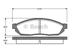BOSCH 0 986 TB2 065 stabdžių trinkelių rinkinys, diskinis stabdys 
 Techninės priežiūros dalys -> Papildomas remontas
45022-SA0-670, 45022-SA0-999 HE