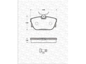 MAGNETI MARELLI 363702161266 stabdžių trinkelių rinkinys, diskinis stabdys 
 Techninės priežiūros dalys -> Papildomas remontas
701698451, 7D0698451, 7D0698451A