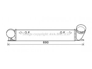AVA QUALITY COOLING BWA4482 tarpinis suslėgto oro aušintuvas, kompresorius 
 Variklis -> Oro tiekimas -> Įkrovos agregatas (turbo/superįkrova) -> Tarpinis suslėgto oro aušintuvas
17517789333, 17517800680