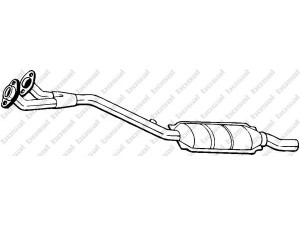 BOSAL 099-375 katalizatoriaus keitiklis 
 Išmetimo sistema -> Katalizatoriaus keitiklis
18 30 1 437 352, 18 30 1 745 010
