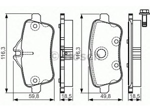 BOSCH 0 986 TB3 206 stabdžių trinkelių rinkinys, diskinis stabdys 
 Techninės priežiūros dalys -> Papildomas remontas
006 420 33 20, 006 420 34 20, 006 420 35 20