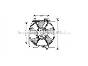 AVA QUALITY COOLING MZ7534 ventiliatorius, radiatoriaus 
 Aušinimo sistema -> Oro aušinimas
Z50115035