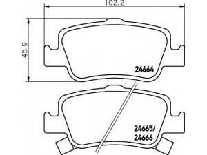 HELLA 8DB 355 013-571 stabdžių trinkelių rinkinys, diskinis stabdys 
 Techninės priežiūros dalys -> Papildomas remontas
0446602170, 0446602180, 0446602181