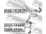 FEBEST HSB-YD2R27 skersinio stabilizatoriaus įvorių komplektas
52306-STX-A11