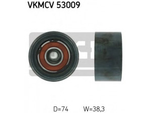 SKF VKMCV 53009 kreipiantysis skriemulys, V formos rumbuotas diržas 
 Diržinė pavara -> V formos rumbuotas diržas/komplektas -> Laisvasis/kreipiamasis skriemulys
3827501