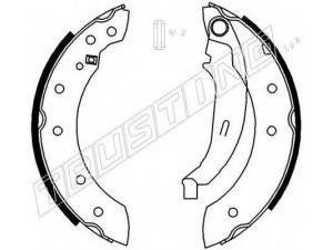 TRUSTING 088.222 stabdžių trinkelių komplektas 
 Techninės priežiūros dalys -> Papildomas remontas
4251J5, 4241J1, 4241J5, 4241N9