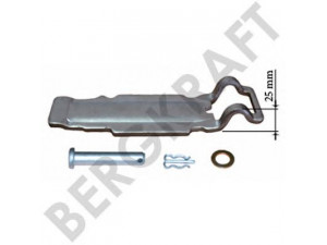 BERGKRAFT BK8500369 remonto komplektas, stabdžių apkaba
1617343, 0004200882, 0004202482