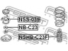 FEBEST NSHB-C23F apsauginis dangtelis/gofruotoji membrana, amortizatorius 
 Pakaba -> Amortizatorius
54050-9C002