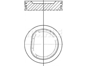 MAHLE ORIGINAL S70610 stūmoklis 
 Variklis -> Cilindrai/stūmokliai
030.107.103EM