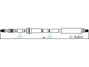 APEC braking HOS3852 stabdžių žarnelė 
 Stabdžių sistema -> Stabdžių žarnelės
1256256, 1315751, 1479004, 3S512078FA