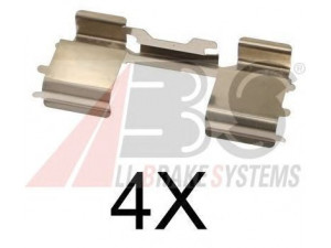 A.B.S. 1726Q priedų komplektas, diskinių stabdžių trinkelės 
 Stabdžių sistema -> Diskinis stabdys -> Stabdžių dalys/priedai
95709930, 7551711, 4210981