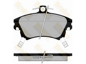 Brake ENGINEERING PA1279 stabdžių trinkelių rinkinys, diskinis stabdys 
 Techninės priežiūros dalys -> Papildomas remontas
M850976, MR527656, MZ690339, 30623259