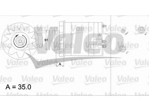 VALEO 436357 kintamosios srovės generatorius
5001014157
