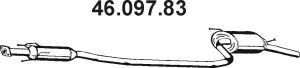 EBERSPÄCHER 46.097.83 galinis duslintuvas 
 Išmetimo sistema -> Duslintuvas
14300-63G30