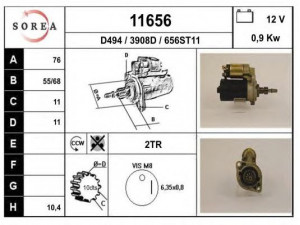 EAI 11656 starteris
02A911023