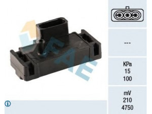 FAE 15001 jutiklis, įsiurbimo kolektoriaus slėgis 
 Elektros įranga -> Jutikliai
60811534, 7696064, 1 144 809, 1C1Y-9F479-AA