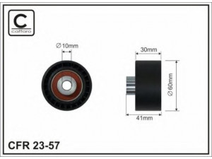 CAFFARO 23-57 kreipiantysis skriemulys, paskirstymo diržas 
 Diržinė pavara -> Paskirstymo diržas/komplektas -> Laisvasis/kreipiamasis skriemulys
9400830749, 0830.50, 0830.51, 0830.72