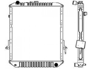 SAKURA  Automotive 1241-0226 radiatorius, variklio aušinimas