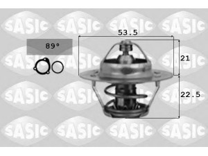 SASIC 3381111 termostatas, aušinimo skystis 
 Aušinimo sistema -> Termostatas/tarpiklis -> Thermostat
133811, 133844, 7910011880, 96049156