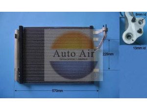AUTO AIR GLOUCESTER 16-9004 kondensatorius, oro kondicionierius 
 Oro kondicionavimas -> Kondensatorius
976062H600, 976062L600