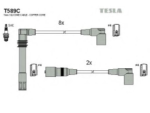 TESLA T589C uždegimo laido komplektas 
 Kibirkšties / kaitinamasis uždegimas -> Uždegimo laidai/jungtys
077905441B, 077905531A, 077905532A