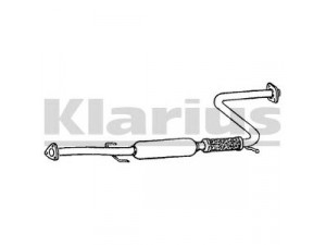 KLARIUS 260628 vidurinis duslintuvas 
 Išmetimo sistema -> Duslintuvas
18220SV1A71, 18220SV4X31