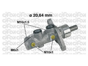 CIFAM 202-346 pagrindinis cilindras, stabdžiai 
 Stabdžių sistema -> Pagrindinis stabdžių cilindras
58510-02000