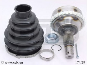 CDX 174/29 jungčių komplektas, kardaninis velenas 
 Ratų pavara -> Sujungimai/komplektas