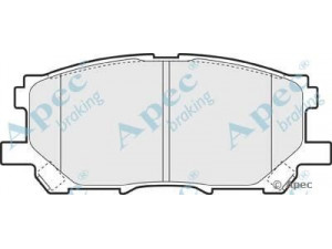 APEC braking PAD1338 stabdžių trinkelių rinkinys, diskinis stabdys 
 Techninės priežiūros dalys -> Papildomas remontas
044650W070, 044650W070, 0446548080