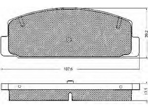 BSF 10746 stabdžių trinkelių rinkinys, diskinis stabdys 
 Techninės priežiūros dalys -> Papildomas remontas
GEYC2643Z, GEYC2643ZA, GEYC2648Z