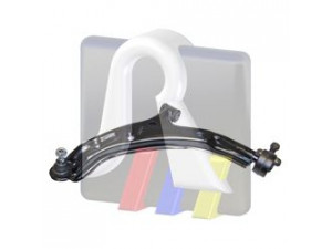 RTS 96-02327-2 vikšro valdymo svirtis 
 Ašies montavimas/vairavimo mechanizmas/ratai -> Valdymo svirtis/pasukamosios svirties sujungimas -> Vairo trauklės (valdymo svirtis, išilginis balansyras, diago
54501-4M410, 54501-BM410
