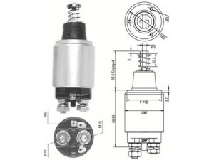 MAGNETI MARELLI 940113050101 solenoidinis jungiklis, starteris