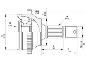 OPEN PARTS CVJ5626.10 jungčių komplektas, kardaninis velenas 
 Ratų pavara -> Sujungimai/komplektas
3272AE, 3273AL