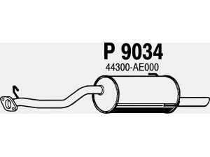 FENNO P9034 galinis duslintuvas 
 Išmetimo sistema -> Duslintuvas
44300-AE000